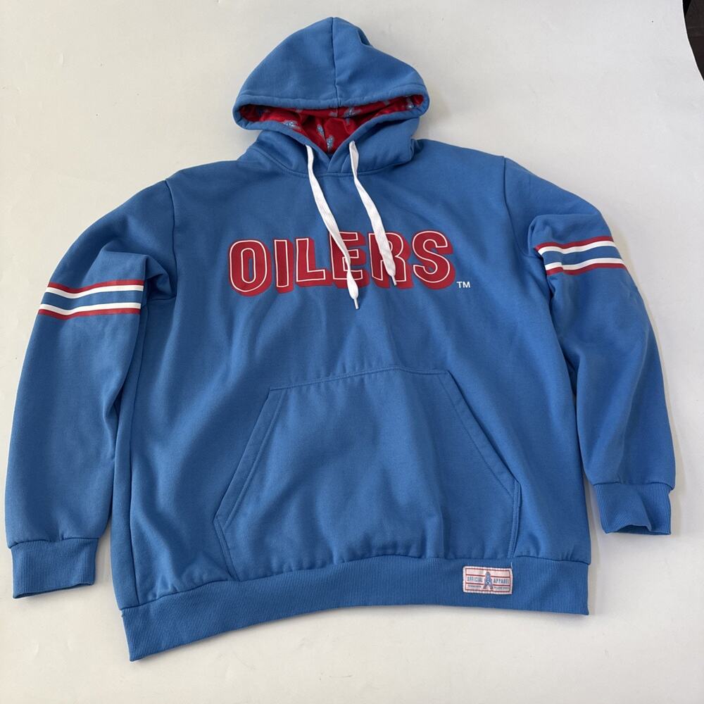 Tennessee Titans Hooded Sweatshirt Official STM Gear Oilers Hoodie Mens 2XL NFL